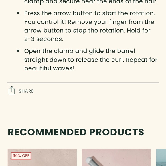 MULTI BARREL BEACHWAVER in Pink Rosegold - Picture 6 of 6